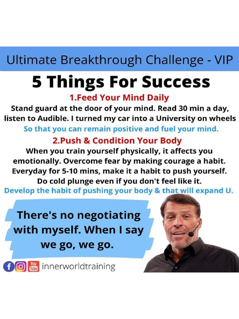 Tony Robbins Unshakeable Notes Pdf