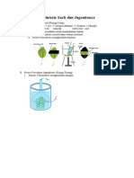 Percobaan Fotosintesis Sach Dan Ingenhouze