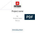 Project PPT Sample