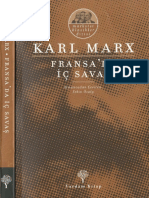 Karl Marx Fransa'Da İç Savaş