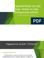 Pagpapahalaga NG Mga Taga - Bisaya Sa Mga