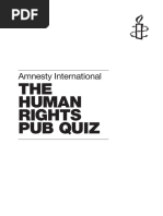 Human Rights Pub Quiz