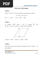 2022 Amc 12b Problems and Answers