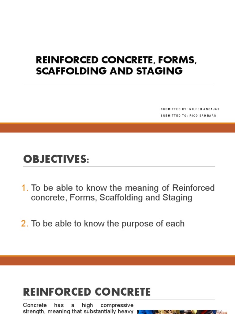 Understanding Staging in Reinforced Concrete | PDF | Concrete ...