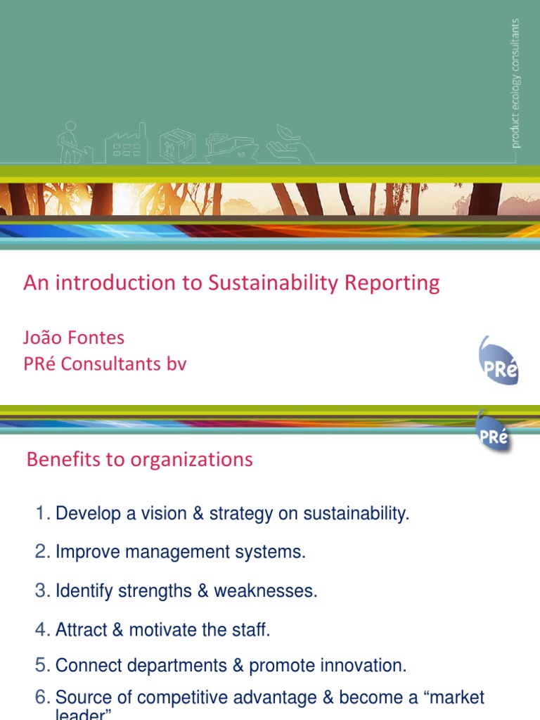 Introduction to Sustainability Reporting | PDF | Sustainability | Business