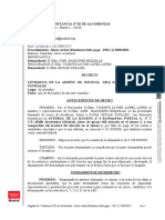 Juzgado de 1 Instancia Nº 02 de Alcobendas - Juicio Verbal (Desahucio Falta Pago - 250.1.1) 2830/2022 1 de 5