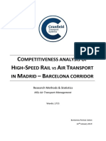 Competition Analysis Madrid-Barcelona Corridor