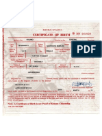 Birth Certificate