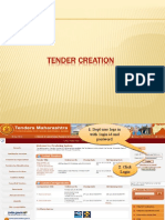 Publish Tender in eProcurement System