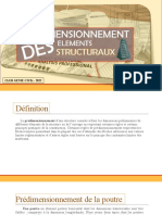 PREDIMENSIONNEMENT DES ELEMENTS STRUCTURAUX FORMATION ROBOT (1)