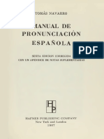 NAVARRO Tomas - Manual De Pronunciacion Española