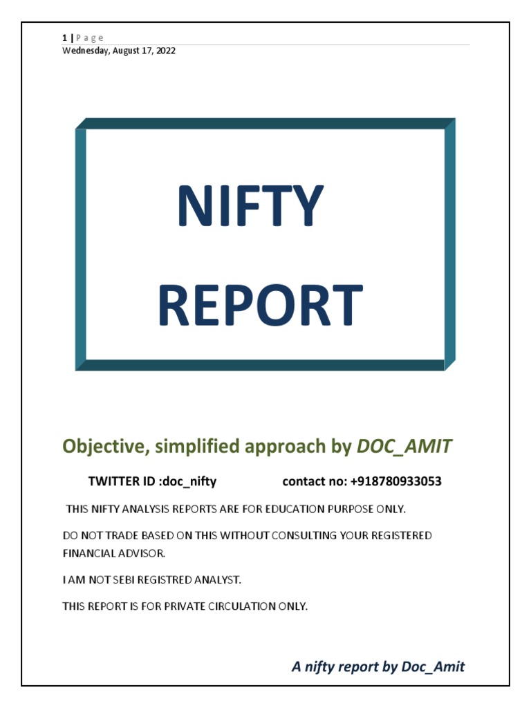 Nifty Report 17-8 | PDF | Law