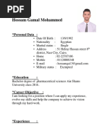 Updated CV