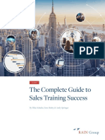The Complete Guide To Sales Training Success