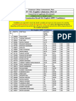 FY MA English Admission 2022-23