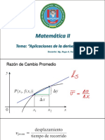 Mat II Semana 13 Razon de Cambio Compar