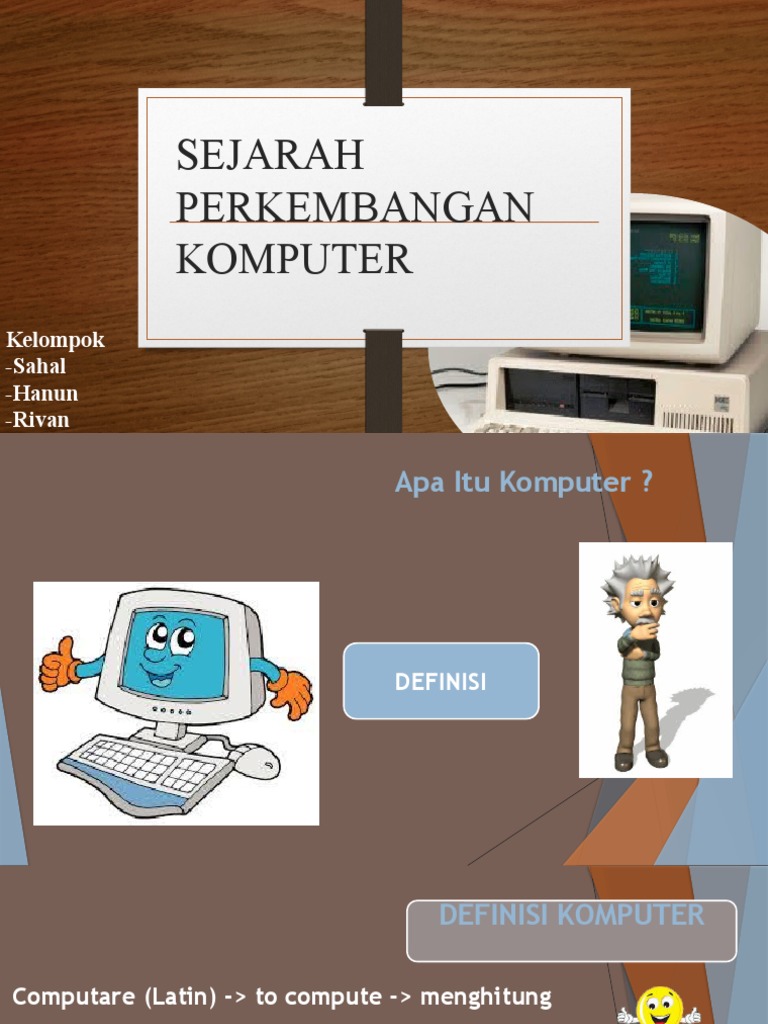 Sejarah Komputer Dan Perkembangannya PDF