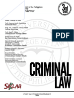 UP Bar Reviewer 2013- Criminal Law