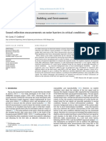 Sound Reflection Measurements On Noise Barriers in CR 2015 Building and Envi