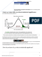 P-Value and Statistical Significance - Simply Psychology