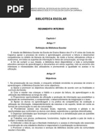 Regimento Interno - Biblioteca EB 23