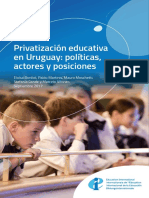 Privatizacion Educativa en Uruguay Polit