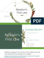 Newton's First Law