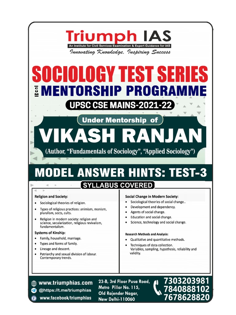 Model Answers | PDF | World Systems Theory | Qualitative Research