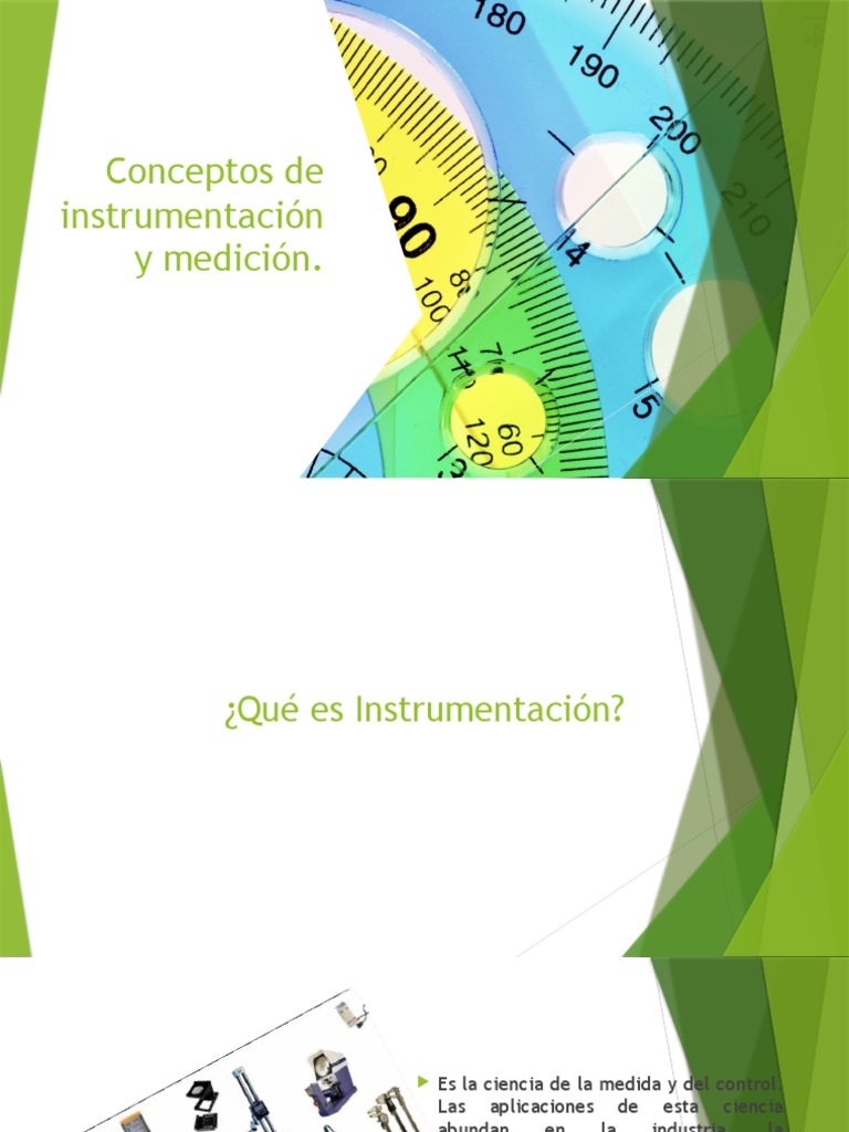 Conceptos de Instrumentación y Medición | PDF | Metrología | Medición