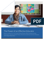 The Impact of Effective Teacher - Formative Assessement and Positive Behavior