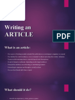 Writing An Article Fce Tests Writing Creative Writing Tasks - 129517