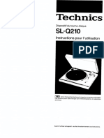 Platine Disque Technics SL q210 PDF 473700