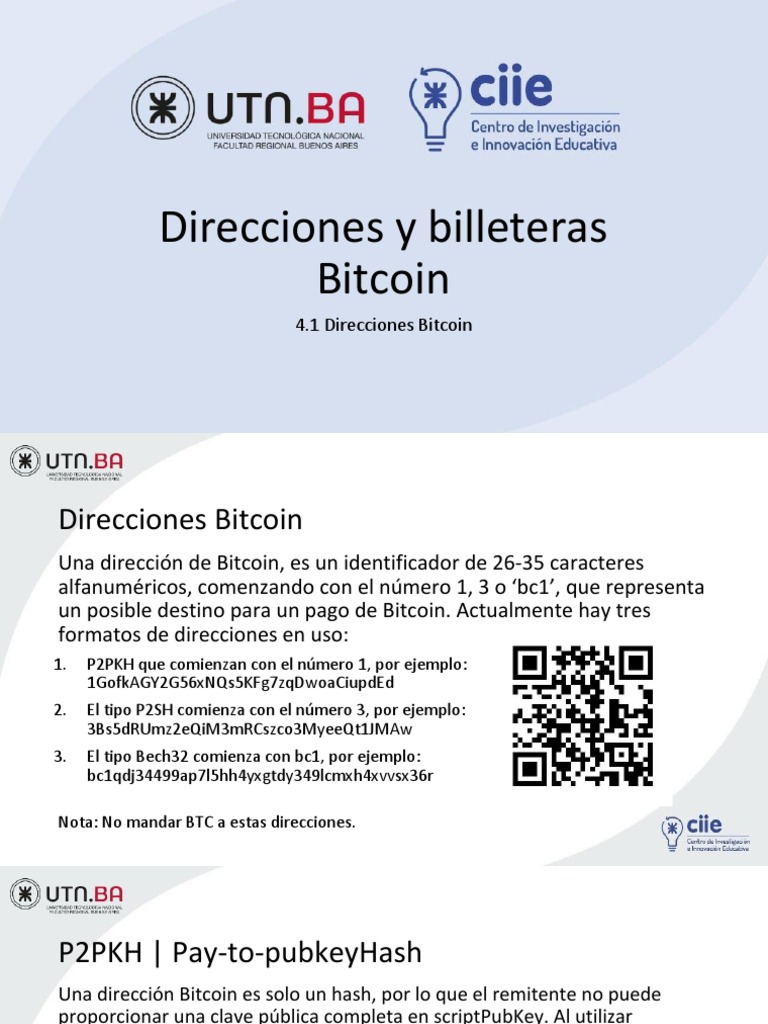Direcciones y Claves de Bitcoin | PDF | Bitcoin | Clave (criptografía)