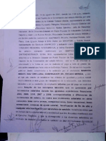 Acta acuerdo para la cancelación de los 10000 Bs a los docentes de Mérida