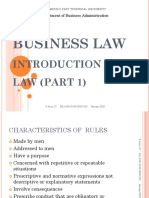 1 Business Law Introduction To Law 2020