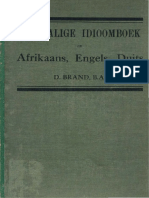 Drietalige Idioomboek in Afrikaans, Engels, Duits