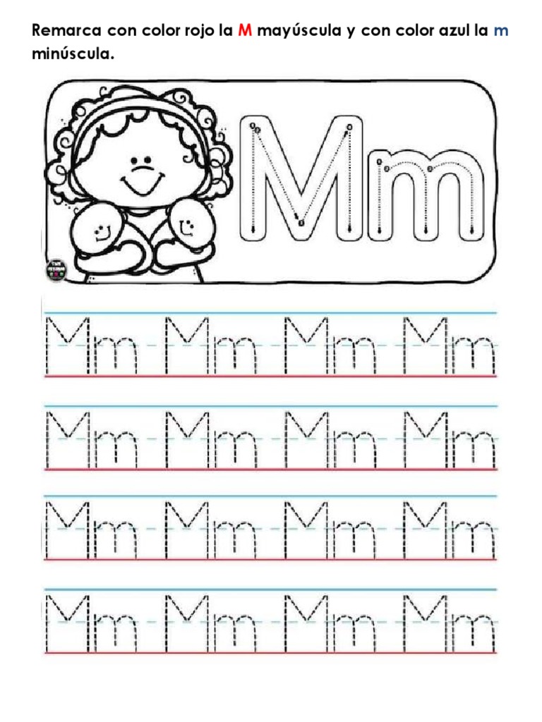 Actividades con la letra M para preescolar | PDF | Hogar, jardinería y ...