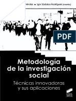 ARROYO MENÉNDEZ, M. & SÁDABA RODRÍGUEZ, I. [Comp.] - Metodología de La Investigación Social [Por Ganz1912]