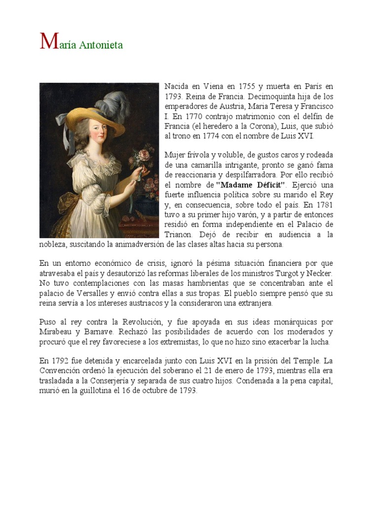 Luis VI y Maria Antonieta | PDF | Maria Antonieta | Francia, image size:768x1024