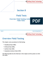 Field Testing Drilling Fluids
