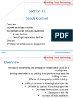 Section - 13 SOLIDS CONTROL