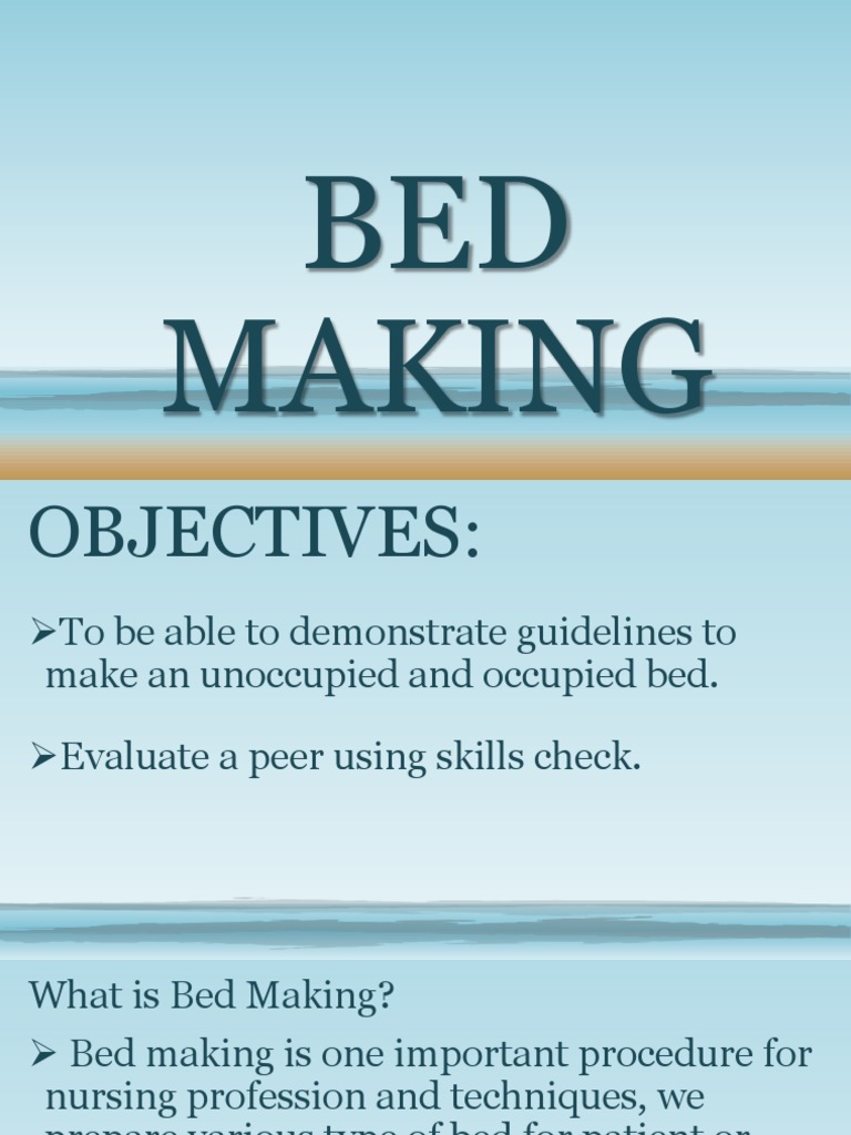 Pdf Bed Making Pdf Bed Bedding