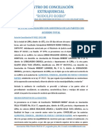 Acta 0022-2021 Divorcio Tenncia Regimen de Visita y Alimentos