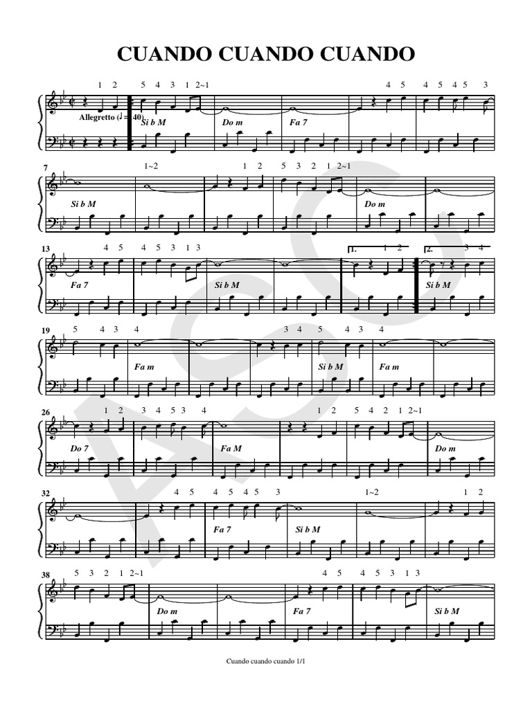 Cuando Cuando Cuando PDF