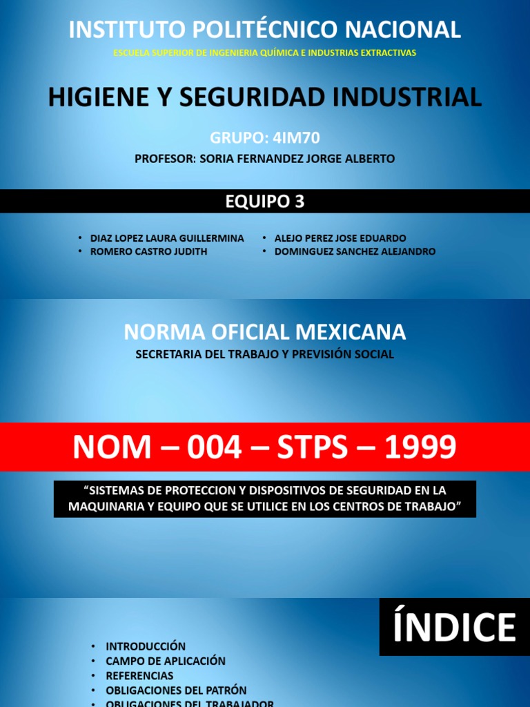 Nom 004 STPS 1999 | PDF