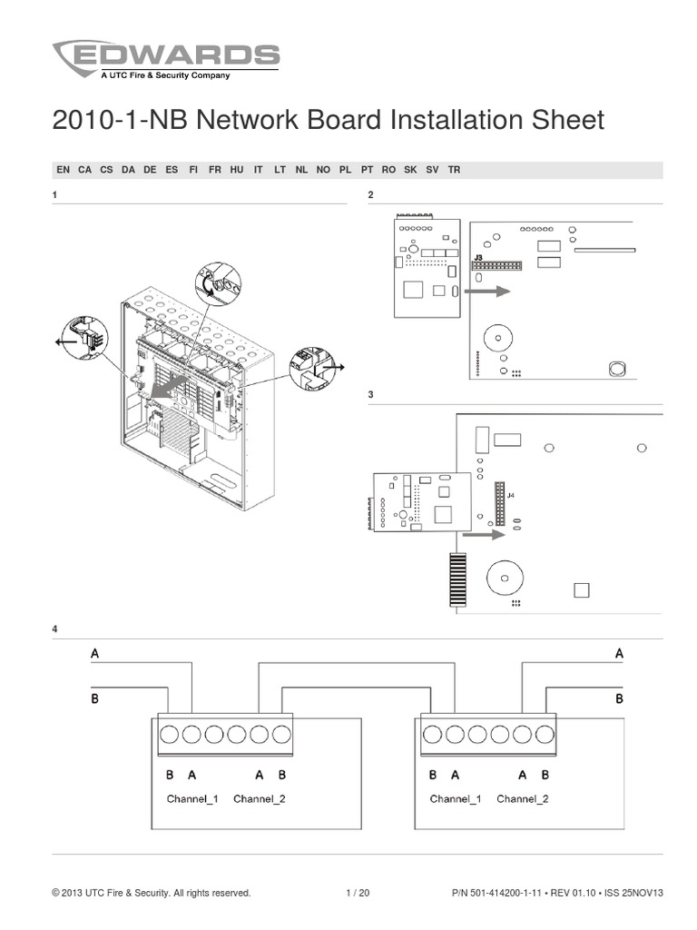 501-414200-1-11 (ML) R01.10 2010-1-NB Installation Sheet | PDF ...