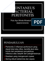 Spontaneus Bacterial Peritonitis