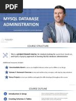 MySQL Database Administration