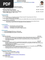 Resume UniversityId