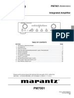 Marantz pm7001 Series-Service Manual